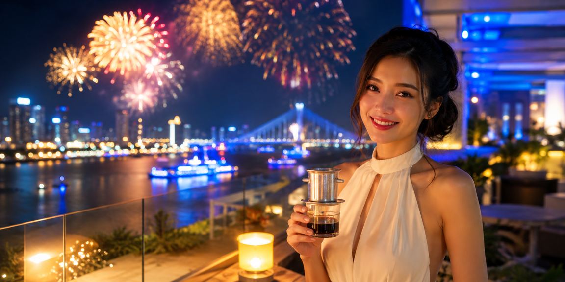Khách hàng tại Đà Nẵng thư giãn và xem tỷ lệ kèo thể thao bên tách cà phê